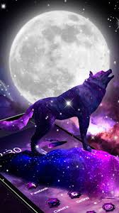 Wolf howl animal howling wolves werewolf predator moon wild wildlife. Galaxy Wolf Wallpapers Posted By Christopher Mercado