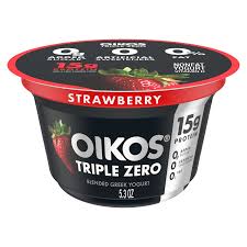 oikos triple zero strawberry greek
