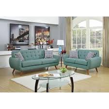 slope arms polyfiber straight loveseat