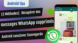 2 SOLUTIONS | Récupérer Messages WhatsApp supprimés avec/sans sauvegarde -  YouTube