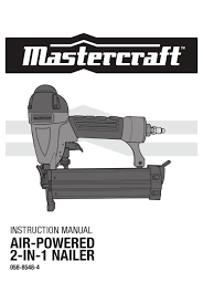 parts list mastercraft air powered 2