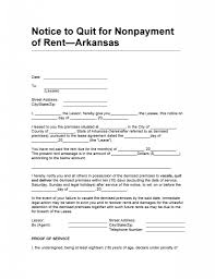 Free Arkansas 10 Day Notice To Quit For Non Payment Of Rent