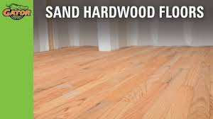 how to sand stain hardwood floors