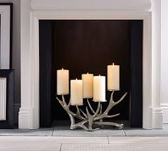 Antler Fireplace Candelabra Candle