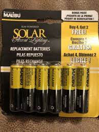 Lot Of 14 Aa Batteries Malibu Solar