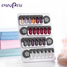 Pinpai 24 Tips Nail Gel Polish Color Display Chart Salon