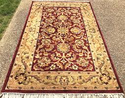 agra hand knotted rug 5 5 x 8 5 for