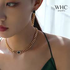 gold chain for women earrings choker