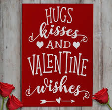 valentines day decor hugs kisses and