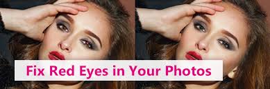 how to remove red eye in your photos