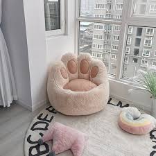 Cute Cat Paw Inspired Sofa Faux Fur