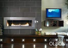 Recessed Electric Fireplace Modern Gas