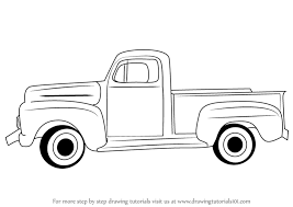 Why start with pencil sketches? Learn How To Draw A Vintage Truck Vintage Step By Step Drawing Tutorials