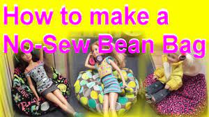 easy no sew bean bag you