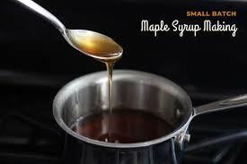 small batch maple syrup in your home