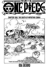 Chapter 1085 Spoiler : r/OnePiece