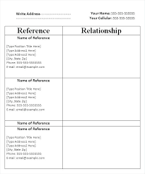 Reference Page Resume Format Template Sheet Rabotnovreme Info