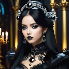 dark gothic black princess makeup