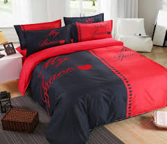 3d Black Red 1024 Quilt Cover Set