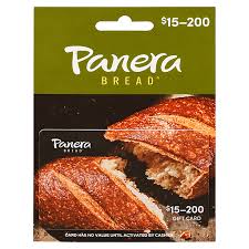 panera bread gift card 15 200 1 ea