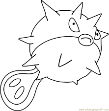 All pokemon coloring pages first 151 pokemons 50 all pokemon. Qwilfish Pokemon Coloring Page For Kids Free Pokemon Printable Coloring Pages Online For Kids Coloringpages101 Com Coloring Pages For Kids