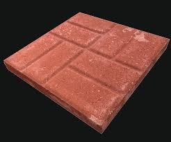16x16 Red Brick Face Pad Pads Slabs