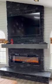 Diy Fireplace Surround Tv Wall Genstone