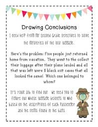 Drawing Conclusions Bag Activity Worksheets Teachers Pay