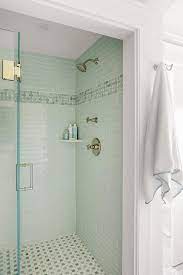 Green Tile Bathroom Green Shower Tile
