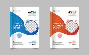book cover design vector art icons