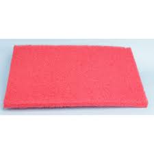 red buffing floor pad 14x20