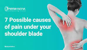relieve pain under the shoulder blade