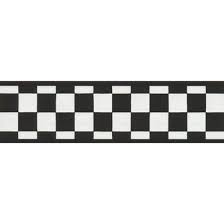 black and white check wallpaper border