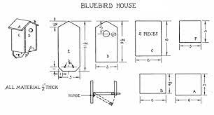 Bluebird Bird House Plans