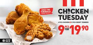 ✅ all menu items have been updated with the current price list from kfc in kfc 2019 menu picture taken in london. Kfc Chicken Tuesday 5 4 For Rm19 90 Megasales