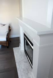White Marble Fireplace The Makeover