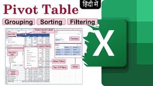 excel in hindi pivot table grouping