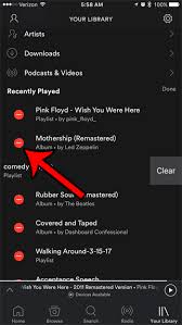 Companies like spotify use these 'run you around in a circle' tactics intentionally when you try to leave by hiding. How To Delete Recently Played Songs Or Playlists From The Iphone Spotify App Solve Your Tech
