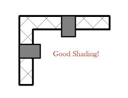 revit oped column shading gets obstinate