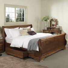 Solid Wood Handmade Camargue Sleigh Bed