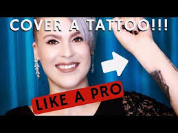 how to cover a tattoo with makeup step