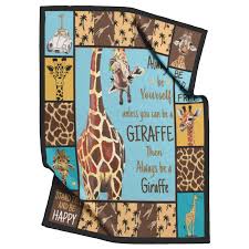 giraffe blanket giraffe 3d fleece