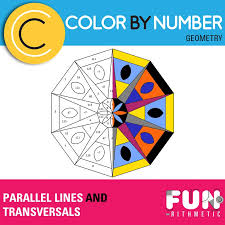 Parallel Lines And Transversals Color