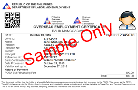 Organizational Structure Philippine Overseas Labor Office