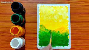 Easy Art Ideas Poster Colour Painting