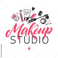 makeup studio vector logo ilration