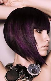 I want to dye a light purple streak. 50 Stylish Highlighted Hairstyles For Black Hair 2017