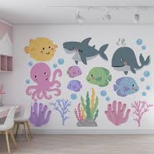 Ocean Creatures Nursery Wall Stickers