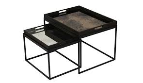 Ethnicraft Tray Side Table Set Square