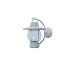 Light White Outdoor Wall Lantern Sconce